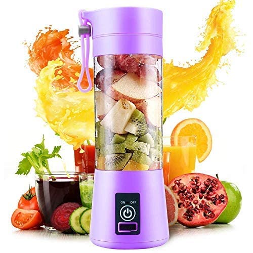 DS MART 6 Blade Usb Juicer Bottle-Portable Usb Juicer Machine Electric