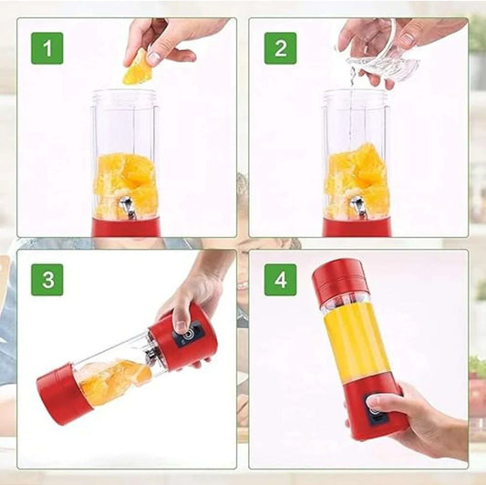 DS MART 6 Blade Usb Juicer Bottle-Portable Usb Juicer Machine Electric